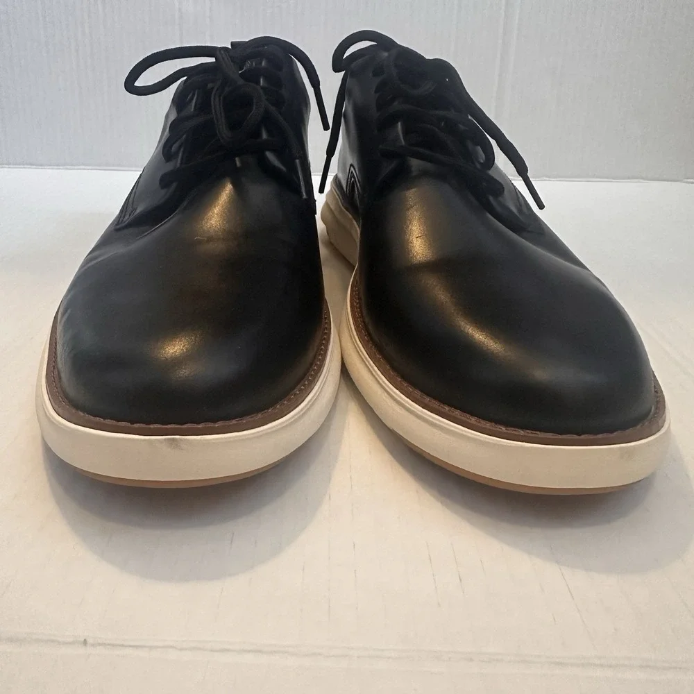 Cole Haan Men's Leather Grand Remix Oxfords Black 9.5 M New Without Box